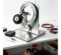 JINTVO Macchina Avvolginastro per Cavi Elettrici Con Comando a Pedale | Pedale, Rotazione a 360°, Avvolgimento Bidirezionale, Modalità Avanti/Indietro, Raggruppamento Cavi(38mm ID)