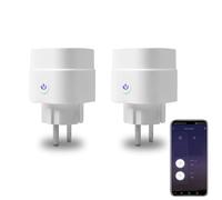 Jinvoo Presa Intelligente Zigbee con Consumo Energetico, (Tipo F), 16A, Ripetitore Zigbee, Hub ZigBee Richiesto, Funziona con Home Assistant, Homey, Compatibile con SmartThings, Alexa, Hubitat