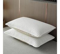 JinweiS 1 federa per cuscino con strato isolante, in cotone, inizia la tua notte da sogno con questa federa comoda e traspirante, 48 x 74 cm (rosa chiaro 01