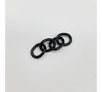 JinweiS 100 estensori per catenine e braccialetti, estensori per collane e gioielli fai da te, colore: nero