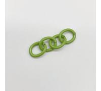 JinweiS 100 estensori per catenine e braccialetti, estensori per collane e gioielli fai da te, colore: verde