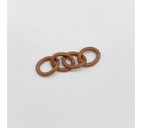 JinweiS 100 estensori per catenine e bracciali, per collane e gioielli, per fai da te, artigianato, creazione di gioielli, colore: marrone