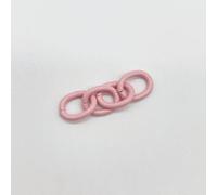 JinweiS 100 estensori per catenine e bracciali, per collane e gioielli, per fai da te, artigianato, gioielli, colore: rosa