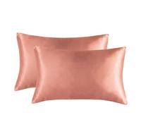 JinweiS 2 federe antistatiche setose naturali per capelli e pelle, morbide e traspiranti, 50,8 x 63,5 cm (arancione)