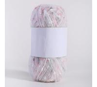 JinweiS 2 gomitoli di lana, per lavori a maglia e uncinetto, morbidi e indispensabili, per progetti fatti a mano (polvere di cenere di riso)