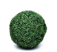 JinweiS 2 palline decorative artificiali a 4 strati, da 39,9 cm, in legno di bosso artificiale, utilizzate per cortile, balcone, giardino, matrimoni e decorazioni per la casa (40 cm)