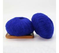 JinweiS 200 g (8 rotoli) Premium Silk-Mohair Luxury Yarn, miscela ultra morbida per progetti a maglia e uncinetto, blu zaffiro