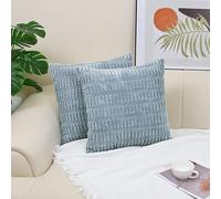 JinweiS 3 federe semplici in tinta unita con grani di grano, classiche e senza tempo, una semplice federa in tinta unita che si abbina a qualsiasi letto 30 x 50 cm (grigio chiaro