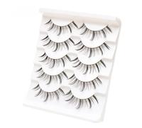 JinweiS 5 paia di ciglia finte in visone, morbide, dall'aspetto naturale, voluminose, LY016