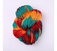 JinweiS 50 g di filato paesaggistico, filato multicolore lavorato a maglia, 5 confezioni, F