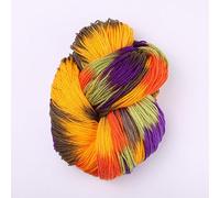 JinweiS 50 g di filato paesaggistico, filato multicolore lavorato a maglia, 5 confezioni, O