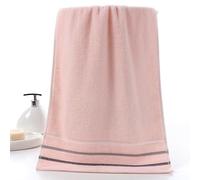 JinweiS Asciugamani, 2 pezzi, 70 x 140 cm, 32 fili, in puro cotone, per San Duan Post, leggeri, ad asciugatura rapida, per il tuo bagno e stanza della polvere (rosa)