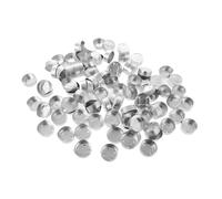 JINWPXSR 100 Pezzi di portacandele in Alluminio vuote for lumini