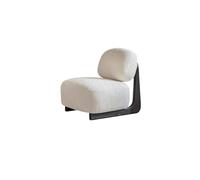 JINWPXSR Divano letto singolo in lana d'agnello, poltrona da soggiorno, stile crema antico, divano moderno leggero di lusso(Type A)