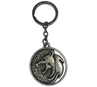 jinx USA OFFICIAL The Witcher Portachiavi Logo Lupo Metallo 3.5 CM Scuola Geralt di Rivia Serie TV