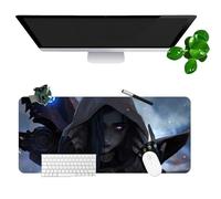 Jinx XXL Tappetino per mouse da gioco, impermeabile e antiscivolo, blu, 900 x 400 mm (31,5 x 11,8 cm), Arcane War of Two Cities