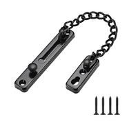 JINXM Chiavistello a Catena per Porte Serratura di Sicurezza in Acciaio Inossidabile Catena di Sicurezza Serratura antifurto Chiusura a Scatto per Porte e Sicurezza Domestica