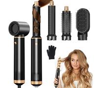 JINYAWA 5 in 1 Spazzola Asciugacapelli, Arricciacapelli Ad Aria, Spazzola Lisciante Per Capelli, Spazzola Elettrica Per Capelli, Spazzola Phon, Spazzola Ad Aria Calda Per Capelli, Styler Capelli