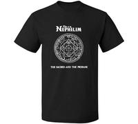 JINYIHOUSE Fields of The Nephilim Band Logo Tshirt Men's Black XL