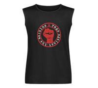JINYIHOUSE Rage Against Funny Great Gift Idea Tee T-Shirt Size Tank Tops Sleeveless Black M