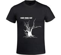 JINYIHOUSE Smile Empty Soul Shapeshifter Men T Shirt Crew Neck Design Black XXL