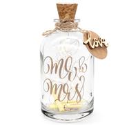 JINYJIA Bottiglia Illuminata, Luci per Bottiglia con Scritta per Matrimonio, bottiglia decorativa con tappo di sughero, per Ragazze Donne Feste di Compleanno, Natale e Matrimonio