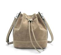 JINYOE Elegante borsa a tracolla da donna, a secchiello, for uso quotidiano casual.(KHAKI)