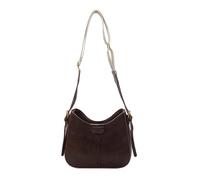 JINYOE Retro Wide-Strap Women's Shoulder Bag Luxurious Versatile Crossbody Bag PU Fabric Shoulder Bag(Coffee)