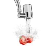 JINYOMFLY Filtro Acqua Rubinetto 2 Modalità, 720° Rotante Filtro Anticalcare Rubinetto, Aeratore Cucina con Cartucce Filtranti in Acciaio Inossidabile