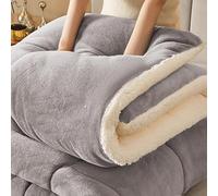 JINYOU Trapunta invernale double-face, soffice velluto di latte, anima in cashmere di agnello, calda e morbida trapunta for il freddo e l'uso domestico(B,150x200cm 4kg)