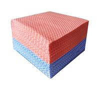 JINYUDOME USA e Getta J Panni Confezione di 100 Rotolo Multiuso Tessuto Non Tessuto Antiaderente asciugandosi Stracci casa Pulizia Panno Cucina Piatto canovaccio (50 fogli, 50blu)