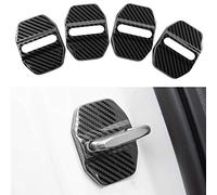 JINZHAO Copertura protettiva per serratura della portiera dell'auto per Mercedes C/CLA/GLA/GLC/CLS/GLK/GLE/GLS/S/E/M/S/GL/SLK-Class AMG, set di 4 pezzi con retro adesivo 3M (copertura serratura in