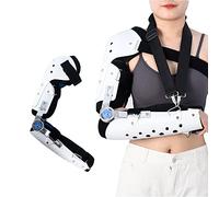 JIONET Braccio a Gomito Incernierato Supporto for Tutore Avambraccio Ortesi Stecca Fascia di Fissaggio Imbracatura Immobilizzatore Cinghia Avvolgente Postoperatorio (Color : B, Size : Right Arm)