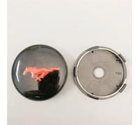 JIOPEDF 4 Tappi Coprimozzo Centrale per Ferrari California 458 488 F12 FF 430 Roma 68MM, Cerchi Coppette Coperchio Centrale del Coperchio della Ruota dell' Auto Copricerchi,D