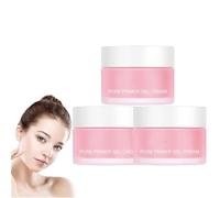 Jiorniee Pore Primer Gel Cream - Gel-Based Face Primer Perfect Cover Pores, Idratante Primer Per Viso Prima del Trucco, Crema Invisibile Pore Face Primer, Trucco Naturale Per Rappresentare (3 pcs)