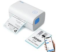 Jiose Label Printer, Direct Thermal Shipping Indirizzo Barcode Label Machine, One Click Setup, Compatibile con eBay, Amazon, FedEx, Royal Mail, Shopify, Hermes, Etsy