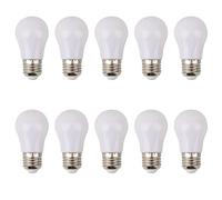 Jiotouhu Lampadine LED E27,300LM,Lampadina LED a Globo A50 Attacco E27, 3W equivalenti 30W, per Esterni, Patio, Feste, Natale,Nozze,confezione da 10 pezzi, Bianco freddo