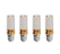 Jiotouhu Lampadine LED E27, AC175-265V, non dimmerabili, 900 LM bianco neutro 4000K, 9W equivalenti a lampadine a incandescenza da 90W, lampadine LED a risparmio energetico E27 per lampadari, 4 pezzi