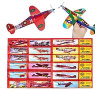 Jiounie 24 x Aeroplani Polistirolo Set, Alianti Misti Confezionati Singolarmente Set, Aerei Motivi Diversi Aliante, Set Di Aerei In Polistirolo Per Bambini, per Sorprese Feste Ragazzi e Ragazze