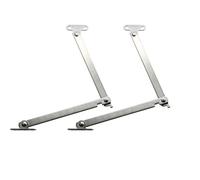 Jiozermi Confezione da 2 cerniere di supporto per coperchio, girevoli a 180 gradi, cerniere per coperchio in acciaio inox 201, per scatole e armadi