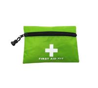 Jipemtra Borsa di emergenza rossa per primo soccorso, piccola, vuota, da viaggio, per riporre medicine, tasca per auto, casa, ufficio, cucina, sport, borsa da esterno, Rosso, 6.3x4.3"Green, All'aperto