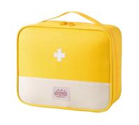 Jipemtra Borsa di pronto soccorso rossa vuota borsa di primo soccorso borsa da viaggio medica primo soccorritore di emergenza borse compatte per medicine per auto, casa, ufficio, cucina, sport