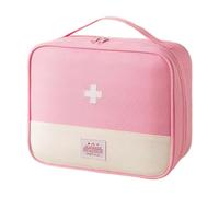 Jipemtra Borsa di pronto soccorso rossa vuota borsa di primo soccorso borsa da viaggio medica primo soccorritore di emergenza borse compatte per medicine per auto, casa, ufficio, cucina, sport