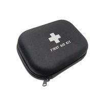Jipemtra Custodia rigida di primo soccorso vuota di primo soccorso custodia rigida di primo soccorso EVA medicina rossa borsa medica per casa salute emergenza animali domestici cane primo soccorso