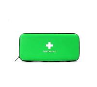 Jipemtra - Custodia rigida per primo soccorso, vuota, custodia rigida per primo soccorso, in EVA, colore rosso, per casa, salute, primo soccorso, campeggio all'aperto, Verde Rcw, 26.5x12x6cm