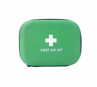 Jipemtra First Aid Hard Case Empty First Aid Hard Case First Aid Eva Medicine Red Medical Bag for Home Health Emergency First Responder Empty Camping Outdoor, Verde Bb