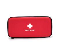 Jipemtra First Aid Hard Case Empty First Aid Hard Emergency Case Bags Eva Red Medical Bag for Home Health Emergency First Responder Camping Outdoor, Red Bb