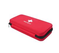 Jipemtra First Aid Hard Case Empty First Aid Hard Emergency Case Bags Eva Red Medical Bag for Outdoors Car Hiking Home Health Office Camping First Responder, Red Bb
