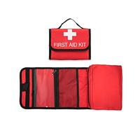 Jipemtra primo soccorso zaino, zaino pronto soccorso vuoto Portable medicine multistrato all' aperto Borsa da viaggio Rescue vuoto della borsa small First Responder sport Home Health auto, Red Extendable Tote