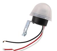 JIQI Interruttore a sensore, 24 V AC/DC 10 A, interruttore crepuscolare, interruttore per luce stradale, interruttore per luci stradali, con fotocella, sensore di luce, interruttore fotografico,